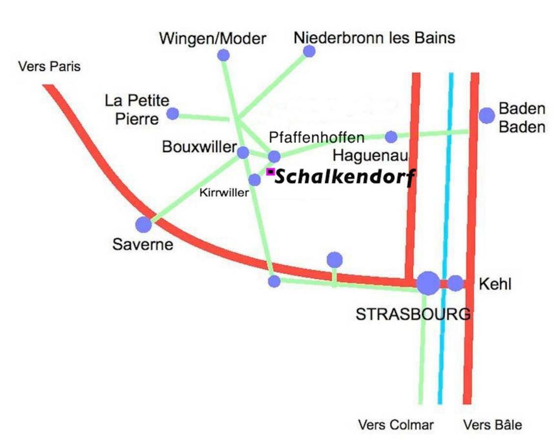 Le Gite Des Ecureuils Schalkendorf Eksteriør bilde