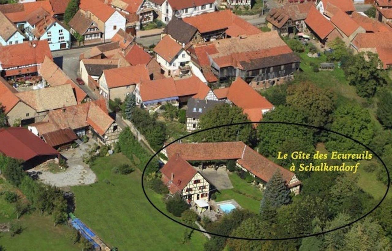 Le Gite Des Ecureuils Schalkendorf Eksteriør bilde
