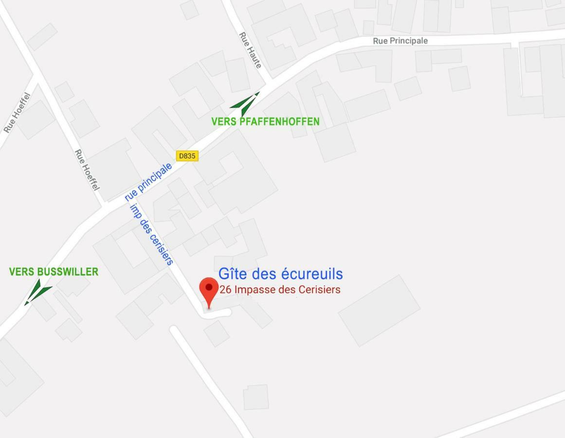 Le Gite Des Ecureuils Schalkendorf Eksteriør bilde